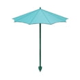 thumbnail image 1 of Plant Umbrellas for Outdoor Plants, 10.5 in Height Plastic Plant Sun Umbrella, Garden Umbrella for Plants, Plant Umbrella Shade for Potted Plants, Courtyard Gardening Accessory,Cyan, 1 of 5