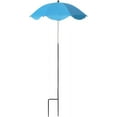 thumbnail image 1 of Plant Umbrellas for Outdoor Plants - 25 Inch Adjustable Angles Plant Shade Umbrella, Weather Resistant Garden Shade Cover, Sun Protection Umbrella for Potted Plants Garden Bed Flower Pot-Blue, 1 of 11