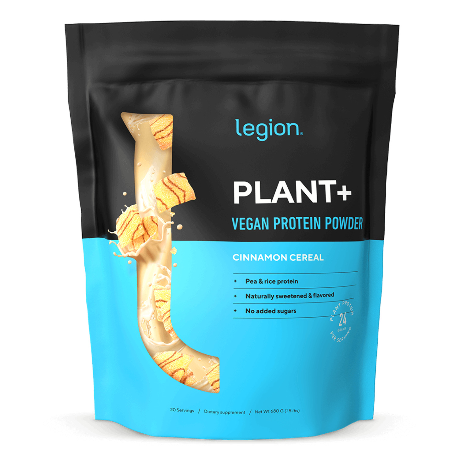 Legion Athletics Nutritionally Flavored Vegan Plant Protein Powder ...