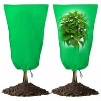 Plant Warm Cover Garden Frost Protection Shield Reusable Winter Cold Proof Cover with Drawstring for Outdoor Plants Trees Shrubs