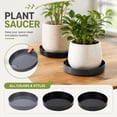 thumbnail image 1 of Plant Water Catcher Tray, 11 Inch Round Tray for Home Decor, Waterproof Resin Plant Tray, Multi-Use Decorative Tray for Indoor & Outdoor Use, 2 Inch Deep 1-Pc Planter Base, Holds, 1 of 8