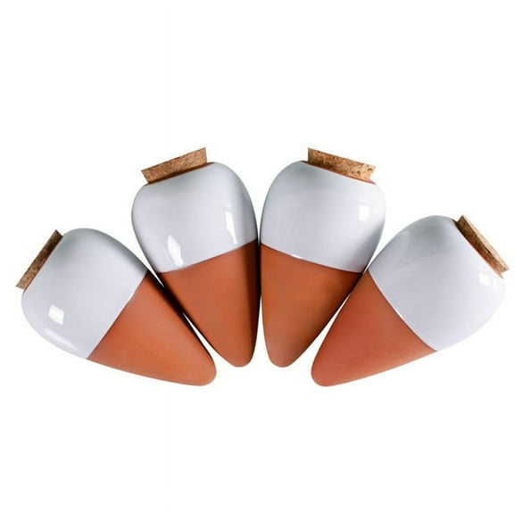 Plant Watering Ball, Terracotta Spike - Slow Release Can,16 Ounces Self Spike,4pcs