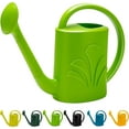 thumbnail image 1 of Plant Watering Can 1 Gallon, Watering Can for Outdoor Plants, Water Can for Plants, Plastic Garden Watering Can with Sprinkler Head-Grass Green, 1 of 7