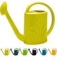 thumbnail image 1 of Plant Watering Can 1 Gallon, Watering Can for Outdoor Plants, Water Can for Plants, Plastic Garden Watering Can with Sprinkler Head-Green Yellow, 1 of 7