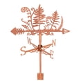 thumbnail image 1 of Plant Weather Vane for Roof Mount Vintage Fern Plant Metal Weathervane Wind Direction Indicator Wind Vanes Signs, 1 of 7