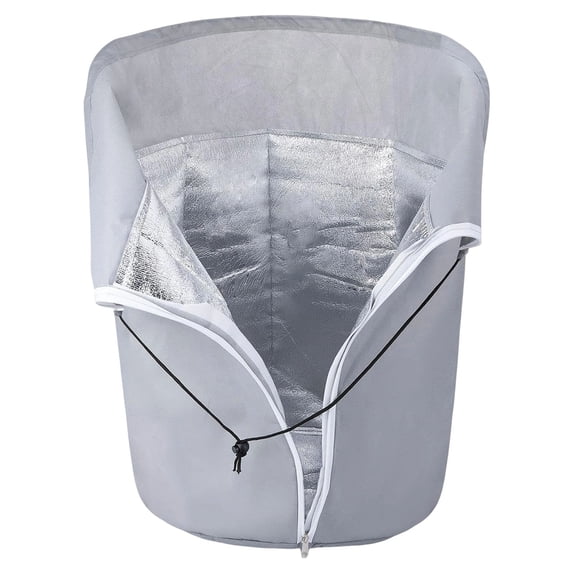 Plant Winter Pots with Zippered Protective Bags, Outdoor Winter Garden Cover for Potted Shrubs & Trees - Frost Protection Bags, Reusable Insulated Plant Covers for Cold Weather