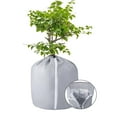 thumbnail image 1 of Plant Winter Protection Pot, 27.6" x 25.6" Flower Pot Protection Bag, Anti-Frost Winter Pot Plant Cover with Drawstring and Zipper for Winter Outdoor Fruit Trees Potted Plants Shrub (1PC，Gray）, 1 of 7