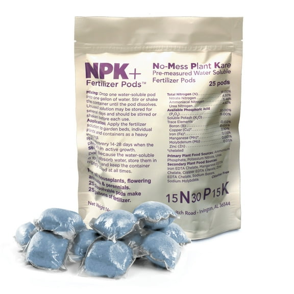 Plant With Purpose NPK+ Fertilizer Pods All Purpose 14 oz. (25-Pack)