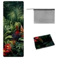 thumbnail image 1 of Plant Yoga Mat Towel with Storage Bag, 72.8"x26.8" - Suitable for Yoga, Pilates, Fitness, Gym Towel, Gym Towels, and Yoga Blanket, 1 of 6