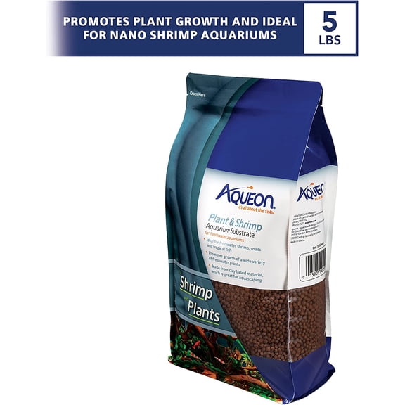 Plant and Shrimp Aquarium Substrate, Aquarium Soil, 5 lbs