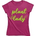 thumbnail image 1 of Plant lady Garden Flowers Plants Nature Lover Funny Vegan Vegetarian Women T-Shirt, 1 of 4
