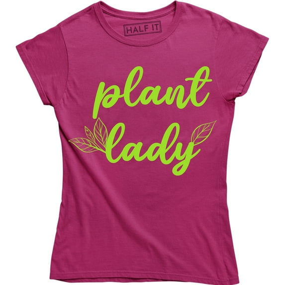 Plant lady Garden Flowers Plants Nature Lover Funny Vegan Vegetarian Women T-Shirt