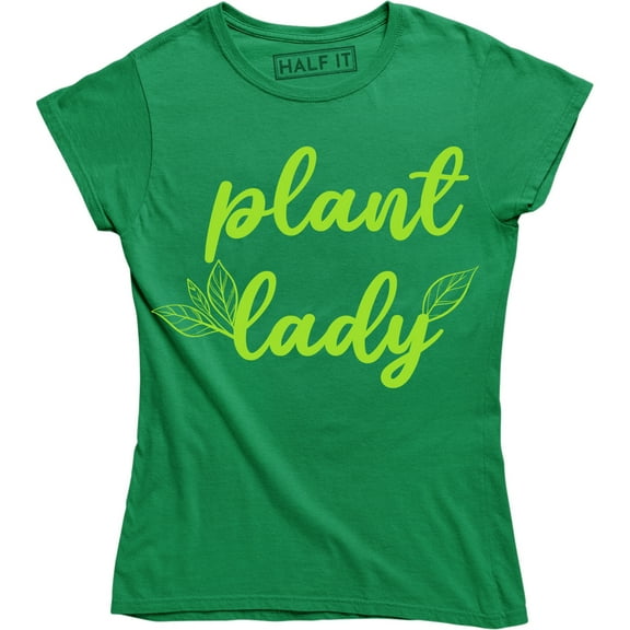 Plant lady Garden Flowers Plants Nature Lover Funny Vegan Vegetarian Women T-Shirt