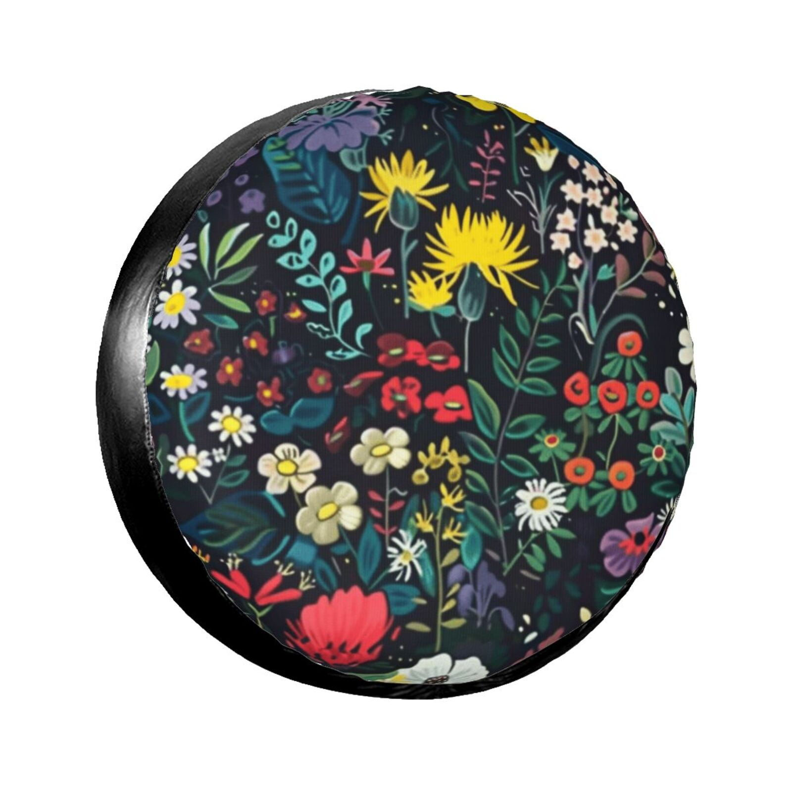 Plant painting ing closeup The spare tire cover is suitable for