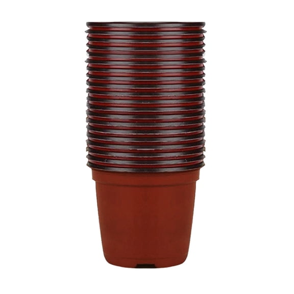 Plant pots Seed Starting Pots 20 Pack Plastic Plant Containers for Succulents Seedlings Durable Nursery Pot for Indoor Outdoor Garden Professional Greenhouse Propagation Tray for Indoor Outdoor