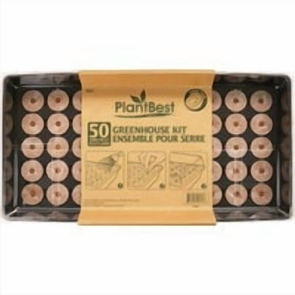 PlantBest 50-Pellet Coir Greenhouse Kit 3261
