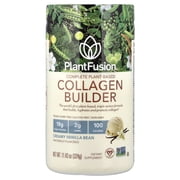 PlantFusion Complete Plant-Based Collagen Builder، حبوب الفانيليا الكريمية، 11.43 أونصة، 324 جم