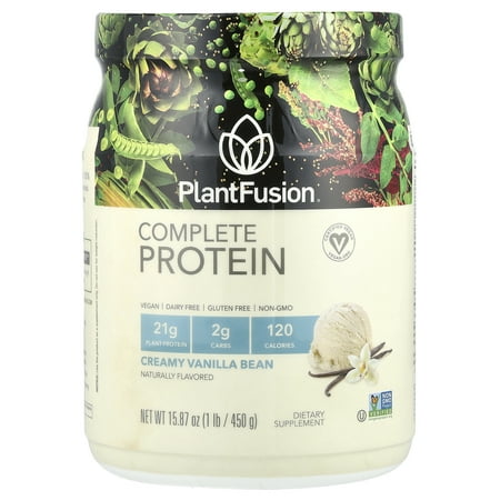 PlantFusion Complete Protein - Creamy Vanilla Bean 15.87 oz Pwdr