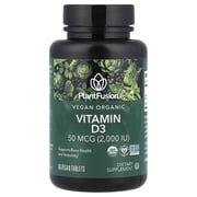 PlantFusion - Vegan Organic Vitamin D3 2000 IU - 60 Tablets