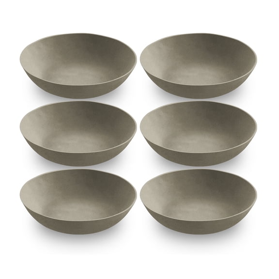 Planta Low Bowl - Matte Dune - 9" - Set of 6
