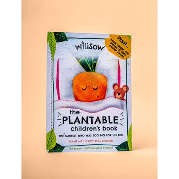 Pre-Owned The Carrot Who Was Too Big for His Bed: Plantable Childrens Book (Paperback) 1916253504 9781916253506