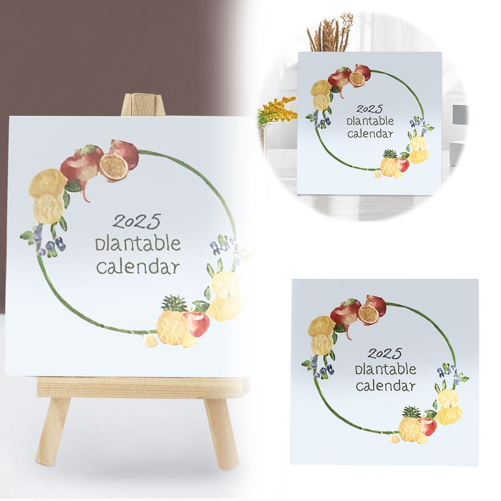 Plantable Seed Calendar 2025, Calendar 2025 Perfect Modern Greenery