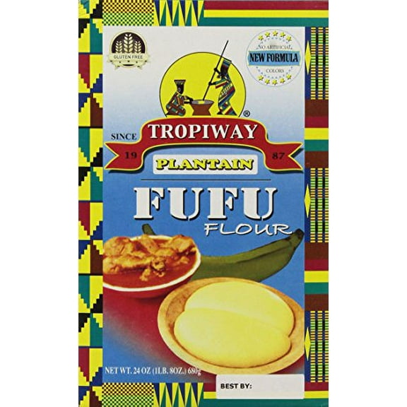 Plantain Fufu Flour 24oz (2 Packs)
