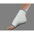 thumbnail image 1 of Plantar Facsiitis Sleeve For Heel Foot Arch and Ankle (Small White w/ Blue Trim), 1 of 3