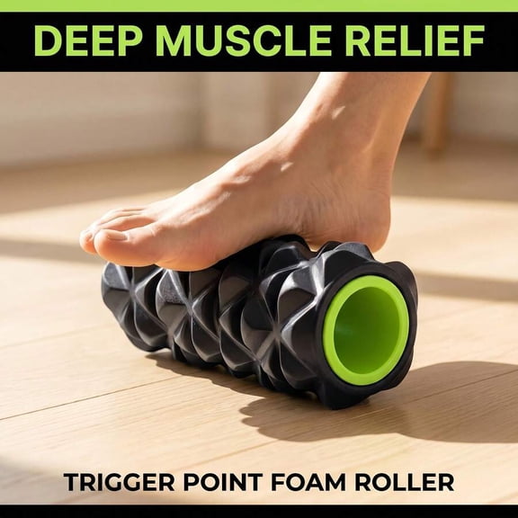Plantar Fascia Roller Finger Massager, Foot Massage For Soreness Relief, Muscle Relaxation After Yoga And Fitness, Arch Training And Shaping Tool, Home Daily Foot Care, Spiky Foam Roller Muscle Foot