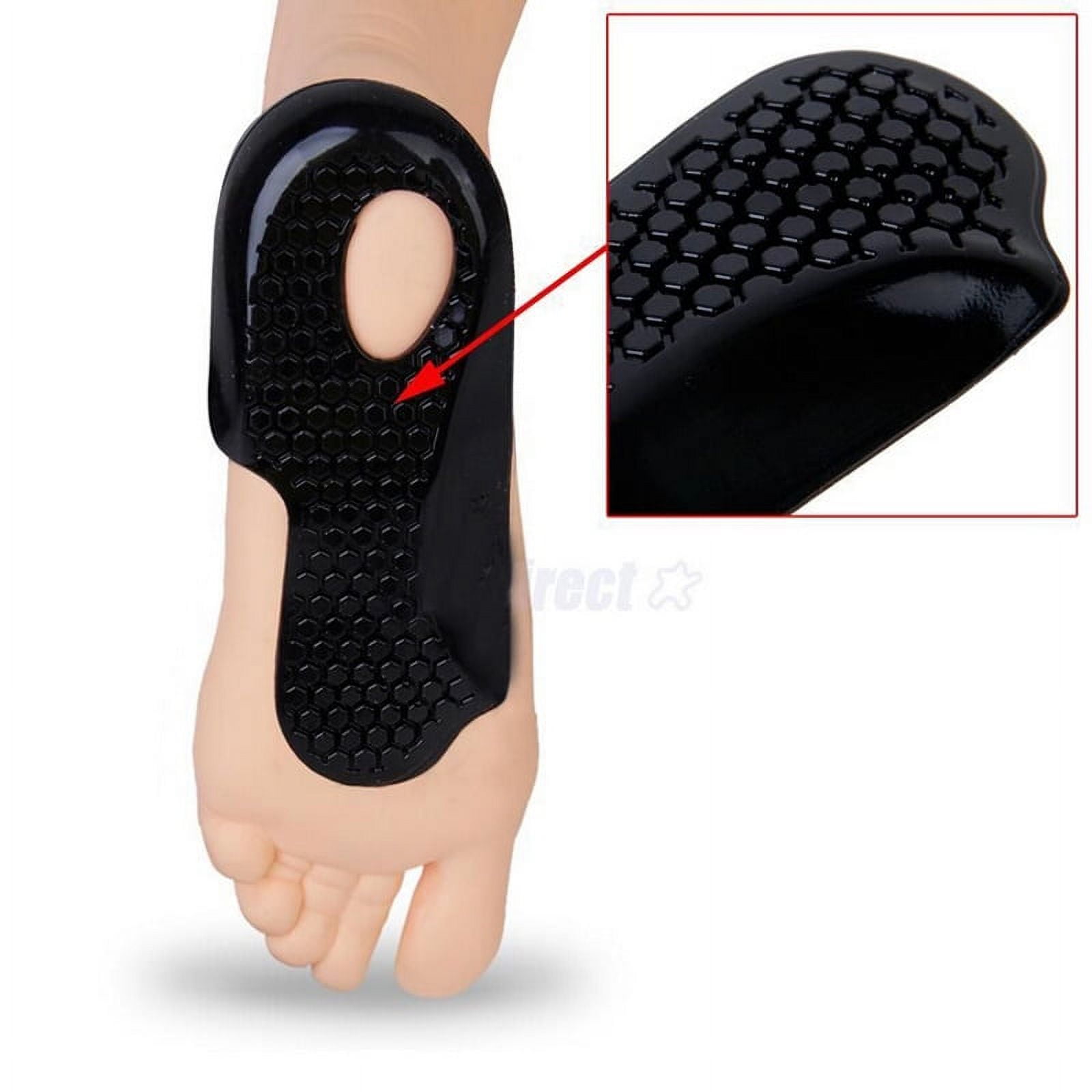 Plantar Fasciities Heel Spur Gel Insoles 2 PAIR Eliminate Heel Pain with Arch Support Inserts FREE Eyeglass Pouch by iSupportPosture L