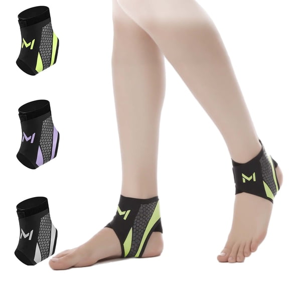 Plantar Fasciitis Compression Socks 2-Pack, Arch Support Ankle Brace for Men & Women, Relief for Heel Pain, Foot Fatigue, Tendonitis & Everyday Support (green One Size)