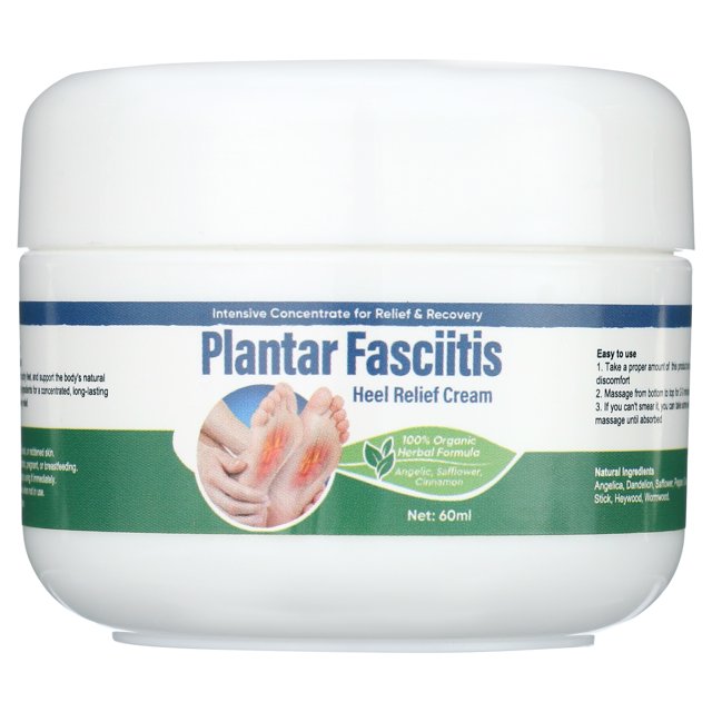 Fast Acting Plantar Fasciitis Relief Cream, Maximum Strength Heel and