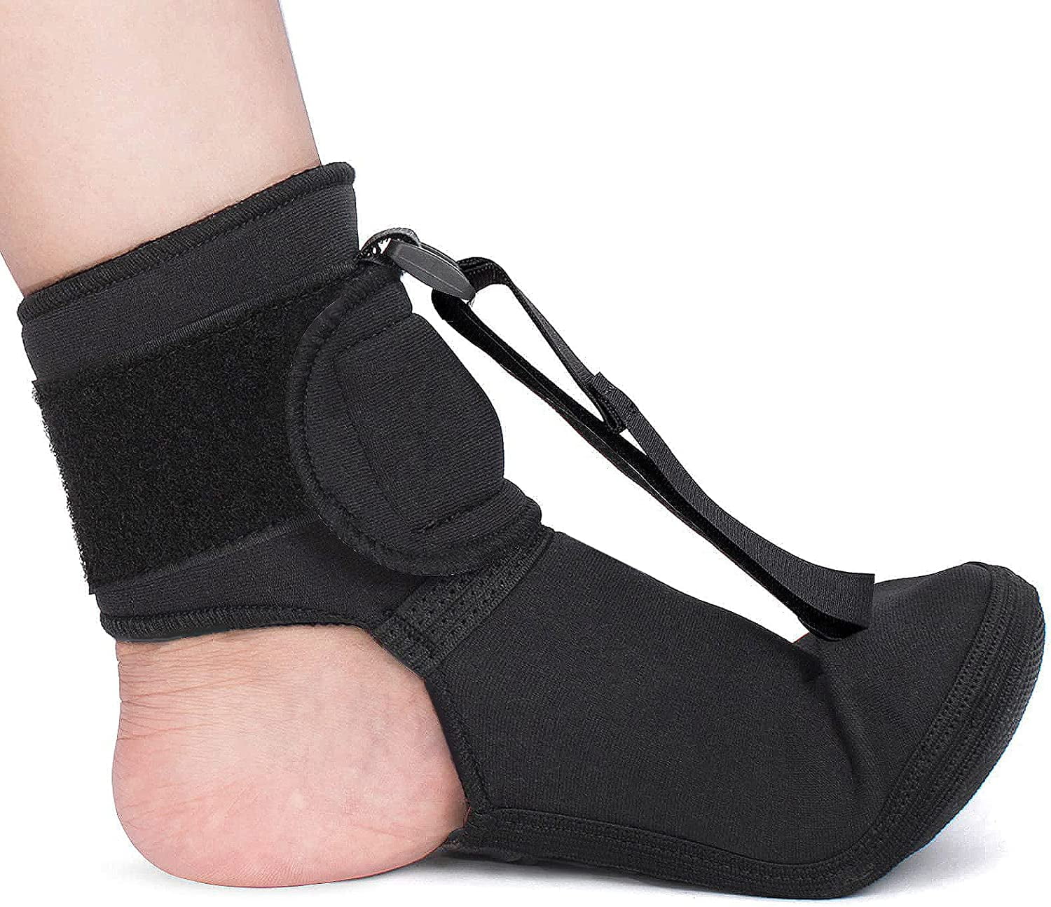 Plantar Fasciitis Night Sock - Soft Stretching Boot Splint for Sleeping,  Achilles Tendonitis Foot Support Brace & Heel Pain Relief Compression  Sleeve (Medium) 