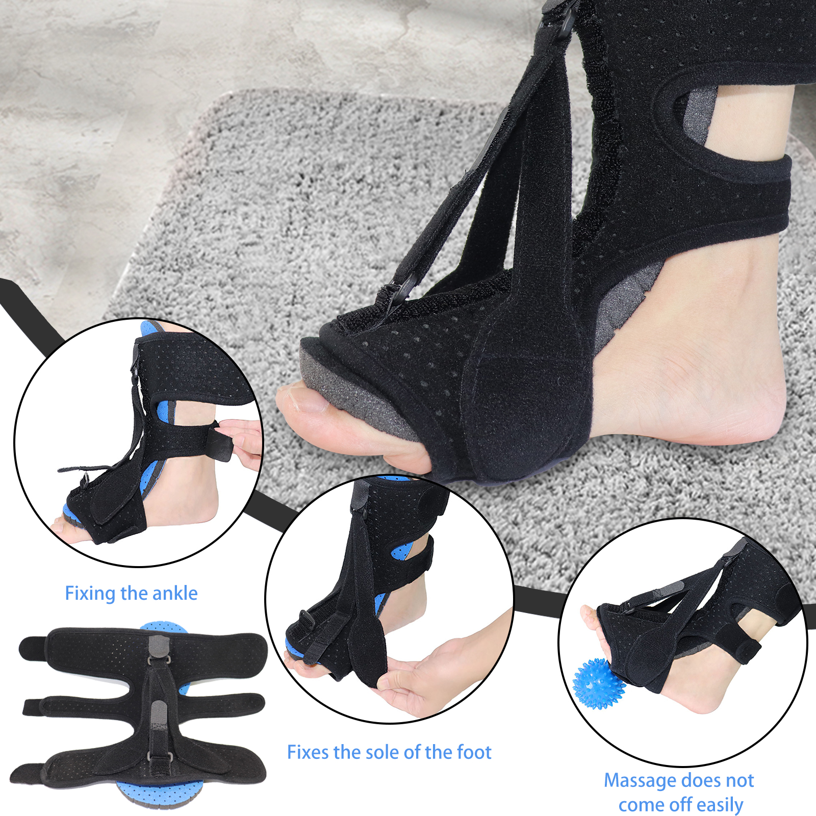 Plantar Fasciitis Night Splint, 2 Packs Plantar Fasciitis Brace with