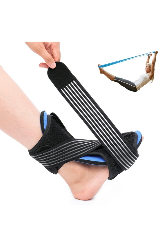 Plantar Fasciitis Night Splint - Achilles Tendonitis Night Splint Adjustable Foot Drop Boot for Both Feet, Foot Brace Effective Relief from Plantar Fasciitis Pain