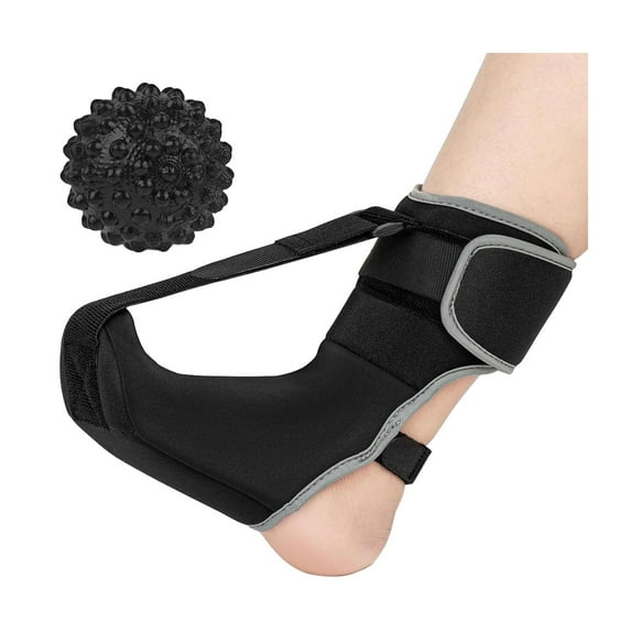 Plantar Fasciitis Night Splint Adjustable Night Splint for Plantar Fasciitis Foot Drop Breathable Sbr Ankle Brace with Arch Support Non-slip for Pain