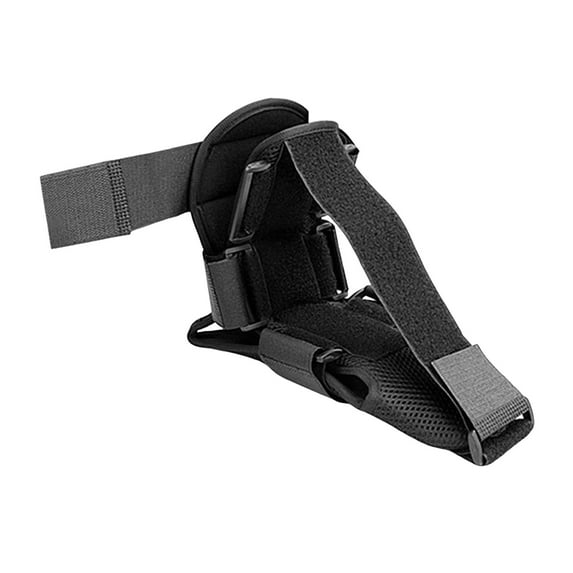 Plantar Fasciitis Night Splint Adjustable Sponge Padding Women Men Ankle Arch Support Stretch Boot Tendonitis Relief Sleeping Foot Drop Brace-Black