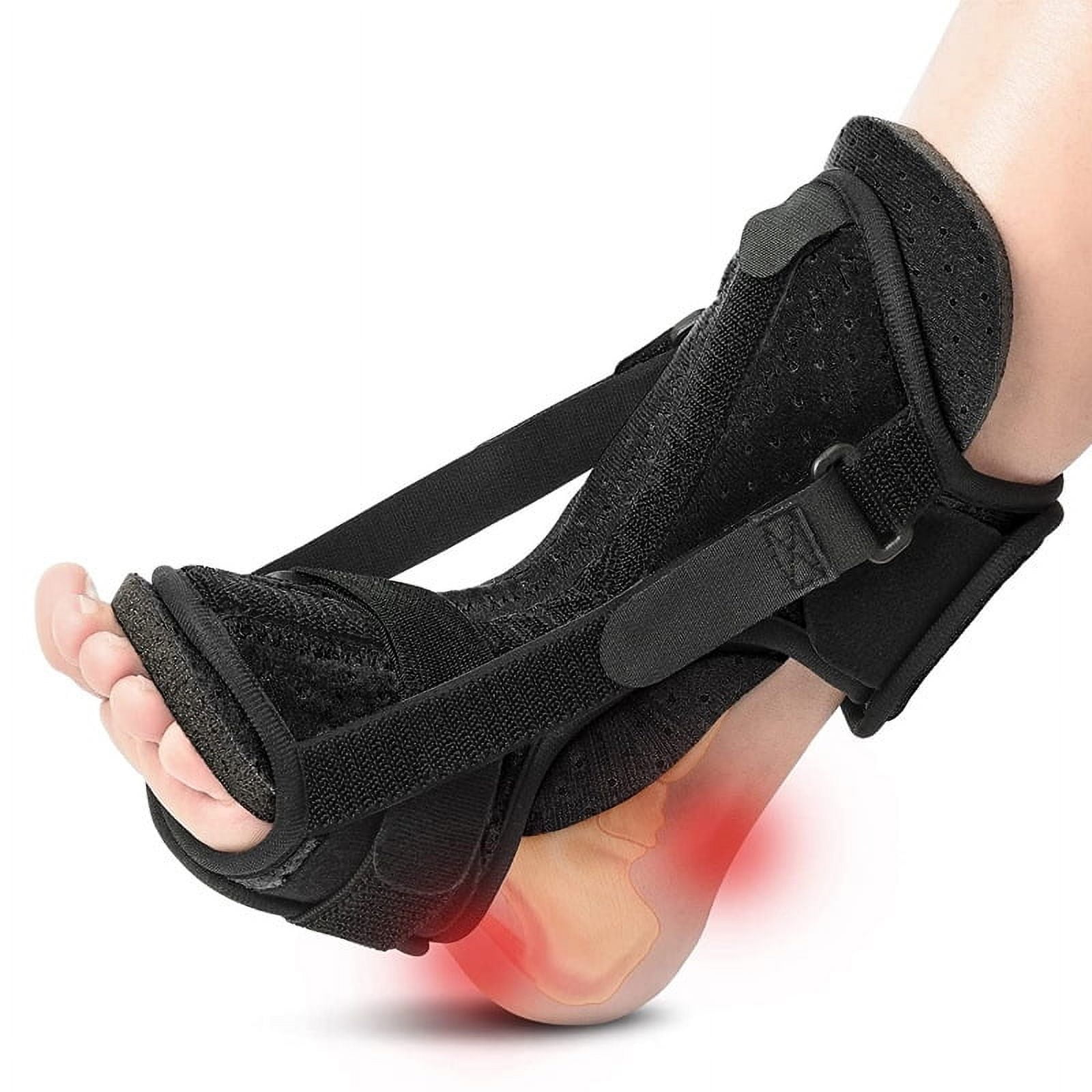 Plantar Fasciitis Night Splint, Planters Facetious Relief Brace, Achilles Tendonitis Relief Brace for Men Women, Drop Foot Braces, Plantar Fasciitis Socks Insoles, Massage Ball, Arch Support