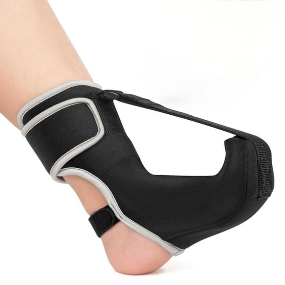 Plantar Fasciitis Night Splint Sock 2024 Upgraded Plantar Fasciitis Brace for Women Men with Arch Support for Achilles Tendonitis Foot Drop Heel Spur Pain Relief Black (Medium)