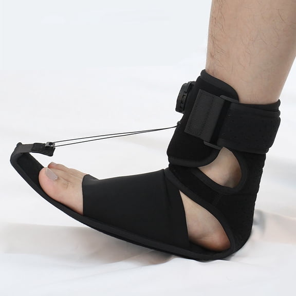 Plantar Fasciitis Night Splint Sock for Foot Pain Relief, Adjustable Dorsiflexion Support