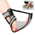 thumbnail image 1 of Plantar Fasciitis Night Splint, Upgraded Adjustable Foot Brace with Arch Cushion for Pain Relief, Achilles Tendonitis, Foot Drop & Heel Spur, Comfortable Day & Night Support (Gray, 1PC), 1 of 7
