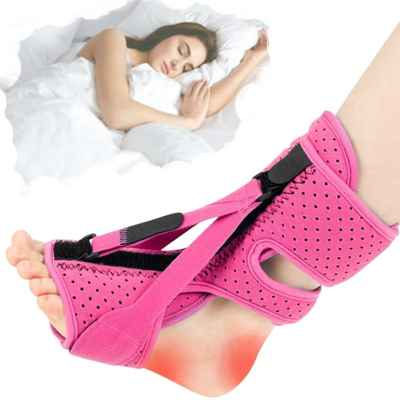 Plantar Fasciitis Night Splint for Men Women 1PC Adjustable Ankle Brace for Foot Pain Pink Unbranded