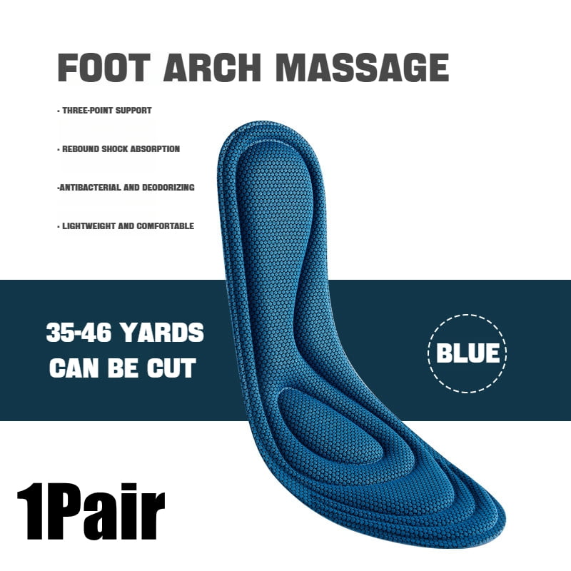 Plantar Fasciitis Orthopedic Insole Memory Foam Arch Support Insoles