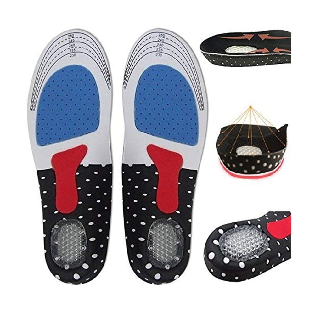Plantar Fasciitis Relief Insoles 1 Pair Arch Support Gel Orthotics