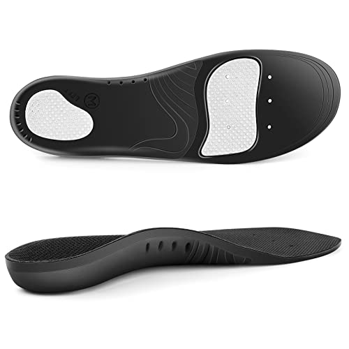 Plantar Fasciitis Relief Insoles (220+lbs) Arch Support Insoles for