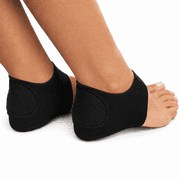 Alayna Plantar Fasciitis Arch Support Heel Sleeve   Compression Therapy Wrap for Heel Pain Relief, Foot Support Brace, One Size, Black