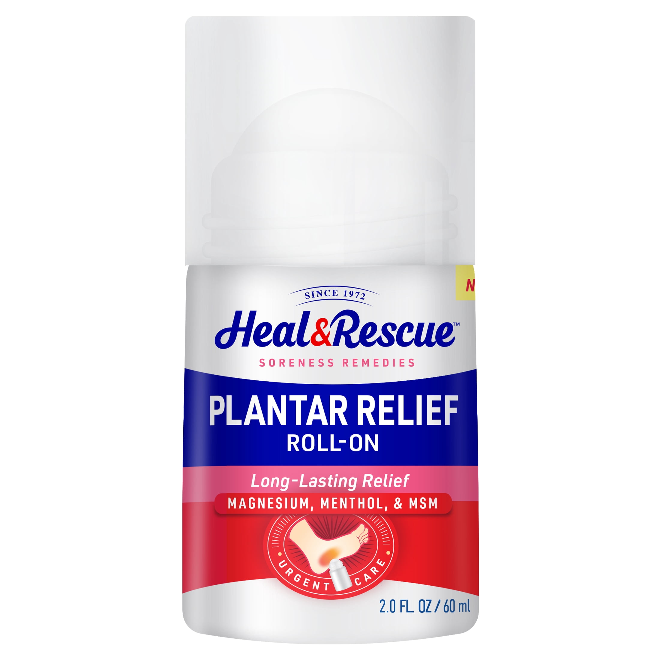 Heal & Rescue Maximum Strength Plantar Fasciitis Relief Roll-on, 2 fl oz
