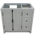 thumbnail image 1 of Plantation 36" Single Solid Wood Vanity with Left Door in Gray Ash, 1 of 8