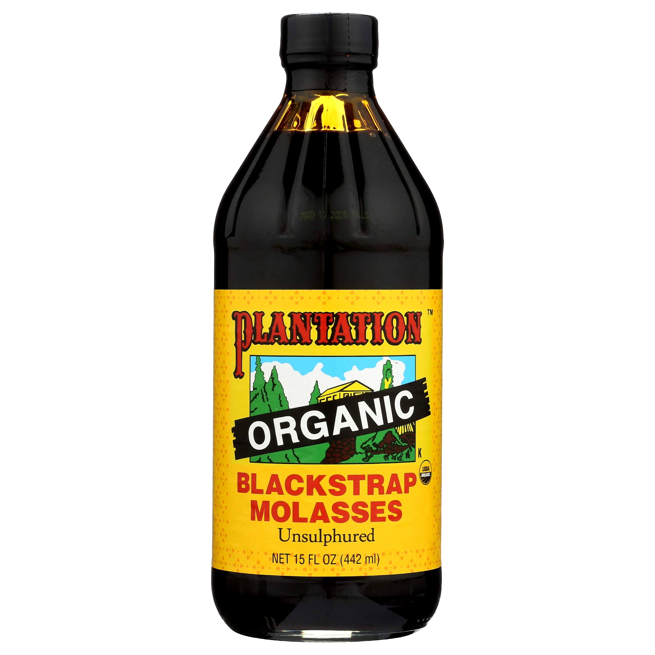 Plantation Blackstrap Molasses, 15 oz, Sugarcane Byproduct, Iron