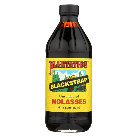 Plantation Blackstrap Molasses Syrup Unsulphured 15 Fl oz.(1 pack)